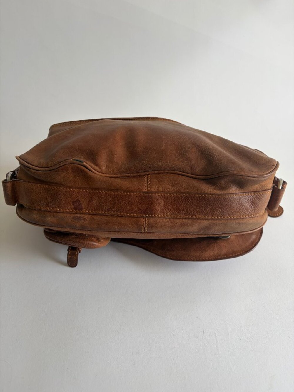 VINTAGE CHRISTIAN DIOR GAUCHO BROWN SADDLE BAG - Picture 9 of 16